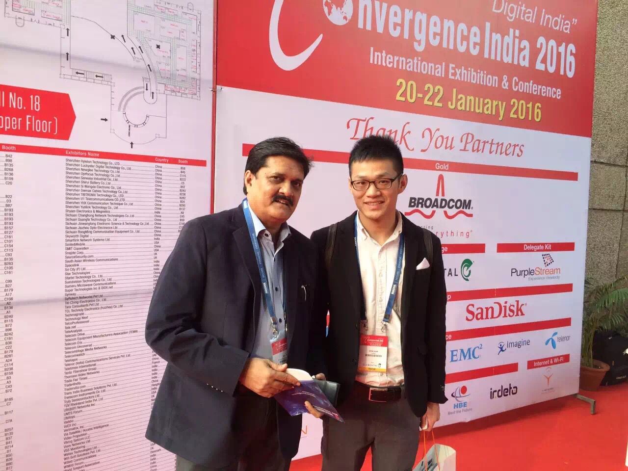 SINOVO Attended the 25st Convergence India 2016